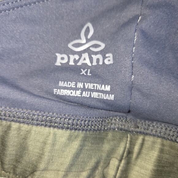 Prana Layna Cross Back Yoga Sports Bra Sz XL Green Camo - Picture 3 of 4